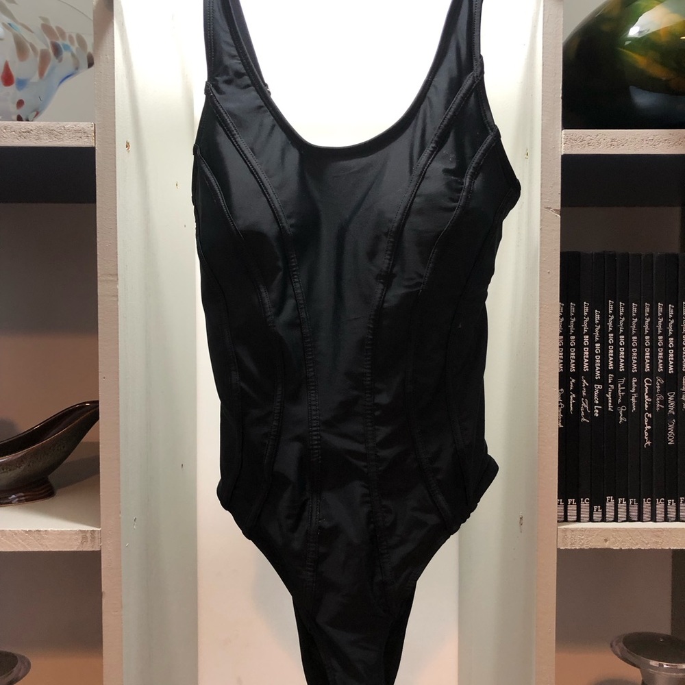 Chic Black One-Piece Swimsuit